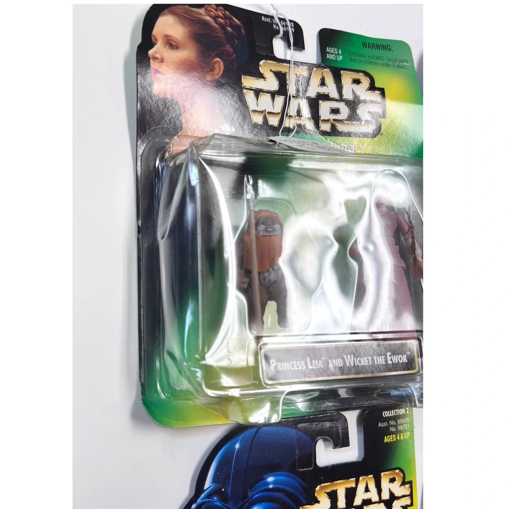 Star Wars Action Figures Princess Leia Wicket Stormtrooper, medic Droid, Yake,